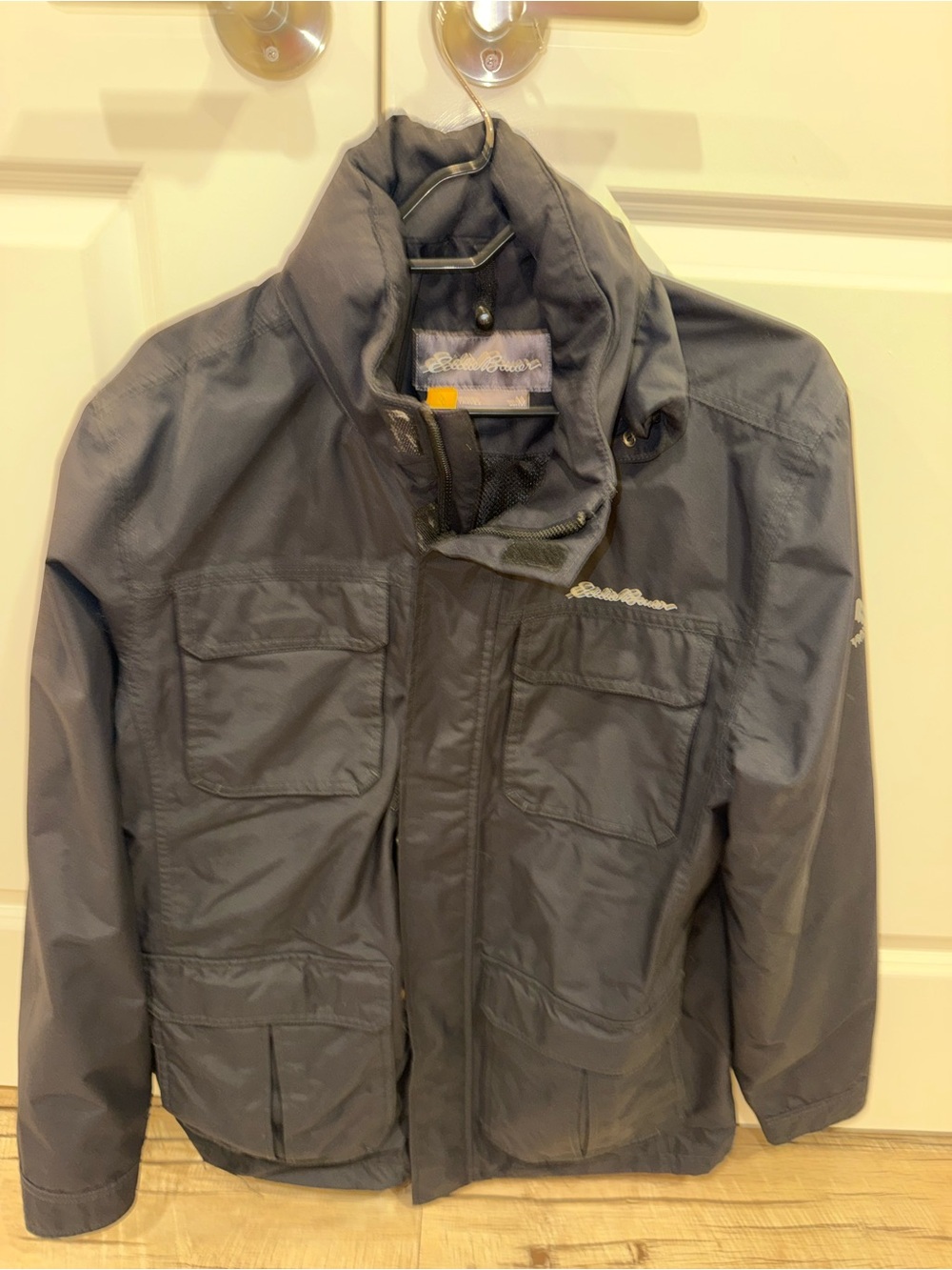Eddie Bauer men’s weather edge travex field jacket size Medium M black